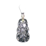 Pied de lampe de table en cristal du milieu du siècle Pied de lampe de table en cristal du milieu du siècle