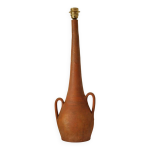 Pied de lampe en terre cuite terracotta vintage