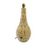 Pied de lampe terre pyrite gres de la borne de migeon anne 70