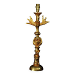 Pierre casenove pied de lampe sculpture bronze doré circa 1980 Pierre casenove pied de lampe sculpture bronze doré circa 1980
