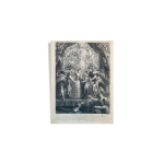 Pierre paul rubens, l change des deux reines, gravure