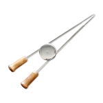 Pince à glaçons avec manche en bambou, années 60 Pince à glaçons avec manche en bambou, années 60