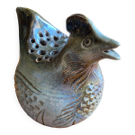 Pique fleur en forme de poule