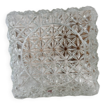 Plafonnier applique murale minimaliste industriel carré verre transparent Plafonnier applique murale minimaliste industriel carré verre transparent
