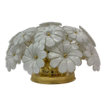 Plafonnier fleur en verre de murano, italien, années 1970 Plafonnier fleur en verre de murano, italien, années 1970