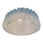 Plafonnier lustre tubes en verre de doria leuchten, 1960s
