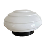 Plafonnier en opaline style art dco vianne france