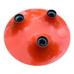 Plafonnier orange space age triteti vico magistretti artemide Plafonnier orange space age triteti vico magistretti artemide
