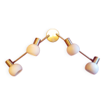 Plafonnier orientable 4 lampes vintage