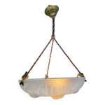Plafonnier sabino vasque art - déco signé 1930 france Plafonnier sabino vasque art - déco signé 1930 france