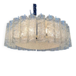 Plafonnier de style mid - century par doria leuchten, allemagne, ann�es 1970.