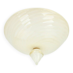 Plafonnier en verre murano barovier & toso, milieu du si�cle