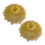 Plafonniers en verre de murano, ensemble de 2