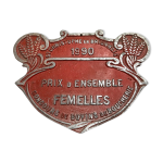 Plaque concours agricole saint christophe en brionnais