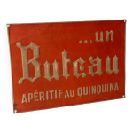 Plaque publicitaire en mtal anne 1950
