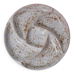 Plat apritif serviteur  hors d'oeuvre en grs beige rose poudr