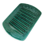 Plat � asperges ancien en barbotine