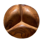 Plat en bois d olivier vintage