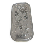 Plat  cake verre pais vintage