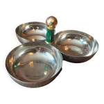 Plat compartiments aperitif inox
