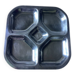 Plat compartimenté guy degrenne inox années 70 Plat compartimenté guy degrenne inox années 70