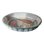 Plat, coupelle en cramique daniel tienne vallauris sign