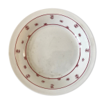 Plat creux digoin sarreguemines mod�le  andr�e  petits soleils ann�es 30