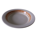 Plat creux lgumier saladier annes 70 space age