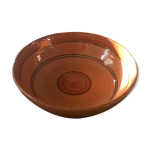 Plat creux peint  la main