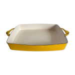 Plat de cuisson dansk émaillé jaune Plat de cuisson dansk émaillé jaune
