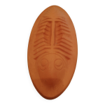 Plat de cuisson en terre cuite forme poisson