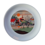 Plat au décor naïf pillivuyt Plat au décor naïf pillivuyt