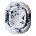 Plat faience anglaise xixe bwm&co