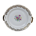 Plat à gâteaux plat de présentation porcelaine vintage Plat à gâteaux plat de présentation porcelaine vintage