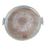 Plat  gteau en verre