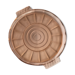 Plat gteau verre rose et salire