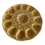 Plat � hu�tres fa�ence sarreguemines