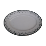 Plat ovale en faïence de gien modèle montigny l 34 xm Plat ovale en faïence de gien modèle montigny l 34 xm