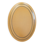 Plat ovale sarreguemines  chaumire