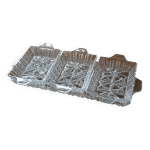 Plats / plateaux apritif en cristal / vide poche
