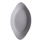Plat en porcelaine blanche revol