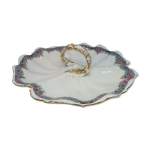 Plat de pr�sentation en porcelaine de limoges
