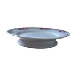Plat présentoir à gâteaux porcelaine st amand fleurs dp 112270 Plat présentoir à gâteaux porcelaine st amand fleurs dp 112270