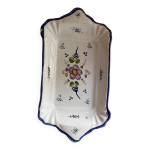 Plat rectangulaire mural . peint  la main dcoration cramique ibrique. faencerie