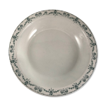 Plat rond creux 30cm terre de fer gien etrusque