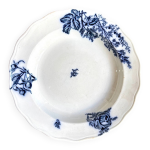 Plat rond et creux bwm & co en terre de fer, service  florentine