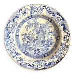Plat rond et creux creil & montereau en terre de fer