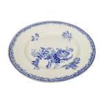 Plat rond en faence sarreguemines modle fontanges