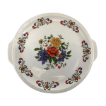 Plat rond gateau tarte fleur vintage moulin des loups model derby Plat rond gateau tarte fleur vintage moulin des loups model derby