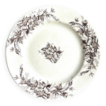 Plat rond hb&cie en terre de fer